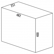 Naber Selectakit Trenta 7, Abfallsystem, graphitgrau, 8011042