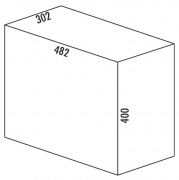 Naber Selectakit Tandem 7 K, Abfallsystem, hellgrau, 8011034