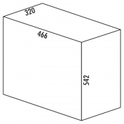 Naber Selectakit Easy Cargo 1 Abfallsystem, alu grau, 8011254