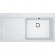 Franke Mythos MTG 611-100 Fragranit DuraKleen Plus, Becken rechts, Farbe Glacier, 114.0477.021, 10914