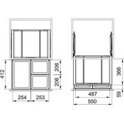 Franke Sorter FX 60 3-fach, 10400