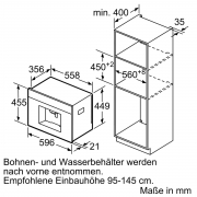 Neff CKS 1561 N / C15KS61N0, Einbau-Kaffeevollautomat, mit 5 Jahren Garantie!