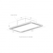 Elica HILIGHT GLASS NO MOTOR WH/A/100 Deckenhaube weiss, PRF0146248. Mit 5 Jahren Garantie!