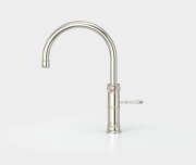 Quooker Classic Fusion Round, PRO3-VAQ und Cube, Nickel, 3CFRNICCUBE