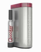 Quooker Nordic Round single tap, PRO3-VAQ und Cube, Edelstahl massiv, 3NRCHRCUBE