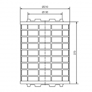 Avitana Aira RONDO 1000/210, Plasmafilter f�r Dunstabzugshauben, 8121, mit 5 Jahren Garantie