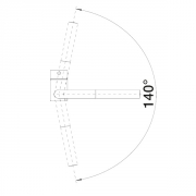 Blanco Linus-S schwarz matt, 525807