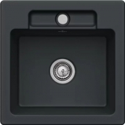 Villeroy & Boch Siluet 50 S flat, Farbe S5 Ebony, Premiumline