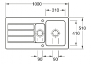 Villeroy & Boch Architectura 60 XR, Farbe AM Almond, Classicline