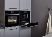 K�ppersbusch CSW 6800.0 S4, 14 cm W�rmeschublade, Front schwarz / Gold, mit 5 Jahren Garantie!