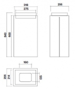 Falmec Umluftbox f�r klassische Inselhauben, 102294