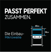 Samsung MG22M8074AT/EG Einbau-Mikrowelle mit Grill, Edelstahl, mit 5 Jahren Garantie!