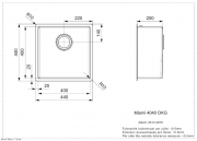 Reginox Miami 40x40, Edelstahlsp�le PVD-Technik, Farbe Copper, R30707