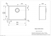 Reginox Miami 50x40, Edelstahlsp�le PVD-Technik, Farbe Copper, R30738
