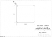 Reginox Ohio 50x40 Hahnlochbank jet black, Einbau-/Auflagesp�le, R32695