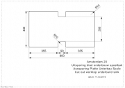 Reginox Amsterdam 20, Regi-Granit Einbausp�le, Farbe caffe silvery, R31025