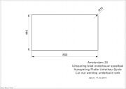 Reginox Amsterdam 20, Regi-Granit Einbausp�le, Farbe caffe silvery, R31025