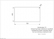 Reginox Amsterdam 72, Regi-Granit Einbausp�le, Farbe pure white, R30875