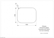 Reginox Ottawa OSP Wandmontage Einbausp�le Edelstahl poliert, R04029