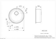 Reginox R18 370 OKG, Edelstahlsp�le, R00311