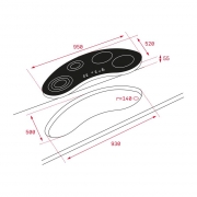 Teka IRC 9430 KS, Induktions-Kochfeld, 95 cm, Facette, 10210162 mit 5 Jahren Garantie!