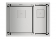 Teka FLEXLINEA RS15 2B 580, Edelstahl-Einbausple 60 cm, 115030010