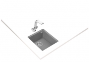 Teka SQUARE 34.40 TG, Tegranit+ Unterbausp�le 45 cm, stone grey, 115230031