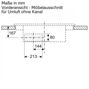 Neff T48CD7AX2, Induktions-Kochfeld mit integriertem Abzug, mit 5 Jahren Garantie!