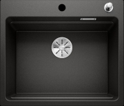 Blanco Etagon 6 Etagenbecken, Silgranit PuraDur 2, Farbe schwarz, InFino Ablauf, 525889