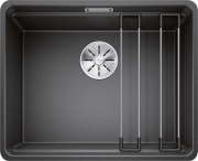 Blanco Etagon 500-F Silgranit PuraDur 2, fl�chenb�ndig, Farbe anthrazit, InFino Ablauf, 526343
