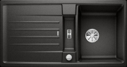 Blanco Lexa 5 S Silgranit PuraDur 2, Farbe schwarz, InFino Ablauf, 525902