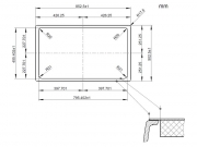 Blanco Zenar 45 S-F Becken rechts, fl�chenb�ndig, Farbe schwarz, InFino Ablauf, 526043