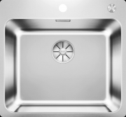 Blanco Solis 500 IF/A Edelstahl B�rstfinish, InFino Ablauf, PushControl� Ablauffernbedienung, 526124