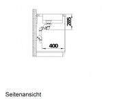 Blanco Solis 340/180 IF/A Edelstahl B�rstfinish, InFino Ablauf, PushControl� Ablauffernbedienung, 526132