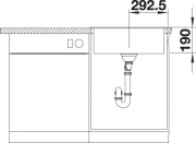 Blanco Legra 6 Silgranit PuraDur 2, Farbe schwarz, 526084