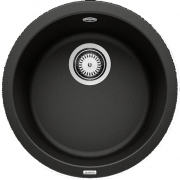 Blanco Rondo Silgranit PuraDur 2, Farbe schwarz, 525959