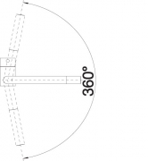 Blanco Linus PVD steel, 526241