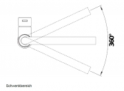 Blanco Lanora-F Edelstahl geb�rstet, Niederdruck Festauslauf, 526181