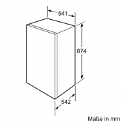Constructa CE521VSE0, Einbau-Gefrierschrank integrierbar, 88 cm hoch, EEK: E, mit 5 Jahren Garantie!
