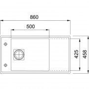 Franke Fresno FSG 211 Fragranit DuraKleen Plus, Farbe Black matt, 135.0627.324, 12557
