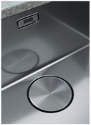 Franke Mythos MYX 110-55 Unterbaubausp�le Edelstahl, Integralablauf, 122.0625.058, 12689