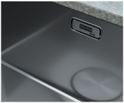 Franke Mythos MYX 110-70 Unterbaubausp�le Edelstahl, Integralablauf, 122.0625.060, 12396