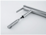 Franke Tango-Neo Einhebelmischer, Hochdruck Zugauslauf, Edelstahl, 115.0596.388, 12120