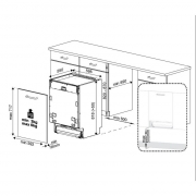 Kppersbusch G 6300.0V, Einbau Geschirrsplautomat, vollintegrierbar, 60 cm, EEK: E, mit 5 Jahren Garantie!