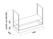 Falmec Spazio, Inselhaube, 130 cm, Edelstahl, MIT 5 JAHREN GARANTIE