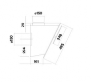 Falmec Verso, Wandhaube, Glas grau, 85 cm, mit 5 Jahren Garantie