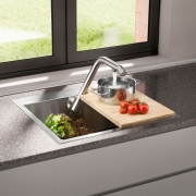 Naber Corno Turno 60, Einbausp�le mit integrierter Armatur, 1041001