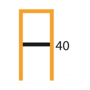 Naber Tablon Dawa K, Hocker, Gestell Edelstahl, Bezug ecru, 3038050