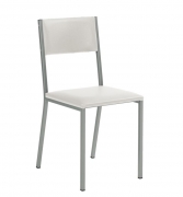 Naber Tablon Sienna 1K Stuhl, Gestell edelstahlfarbig, Bezug creme, 3038167