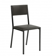 Naber Tablon Sienna 1K Stuhl, Gestell schwarz, Bezug dunkelgrau, 3038174